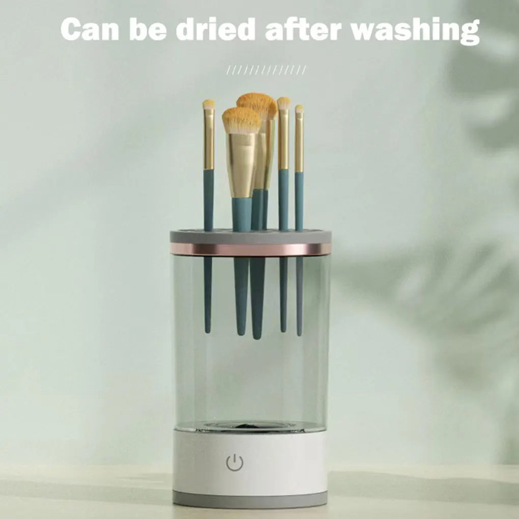 Rotating Makeup Brush Cleaner