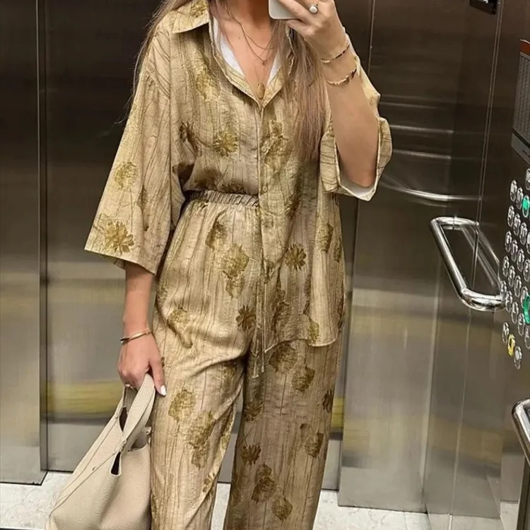 Jacquard Loose Women's Set