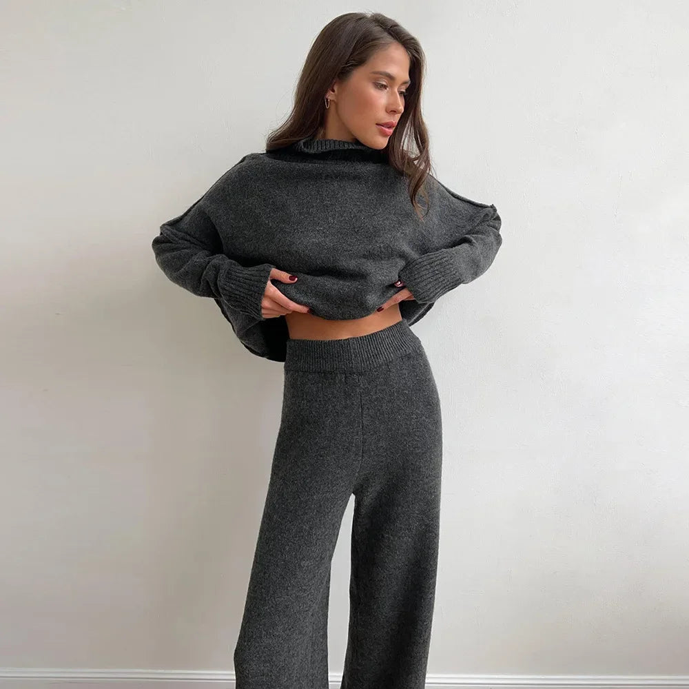 Women's Turtleneck Sweater Set